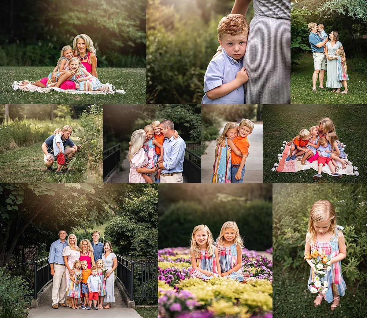 Family fun at the NC Arboretum Asheville's Family Photographer
